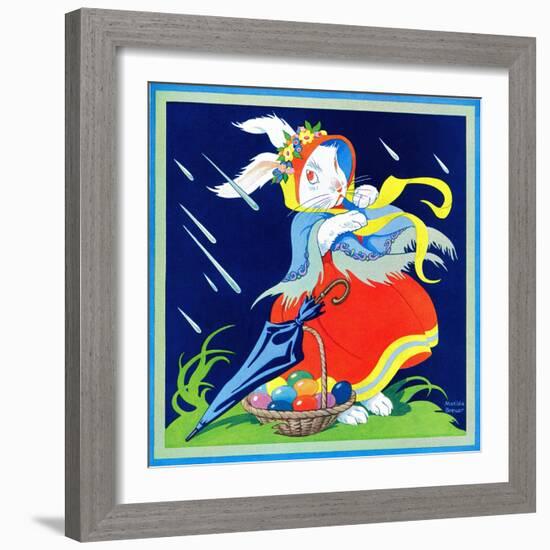 Rainy Easter Greetings - Child Life-Matilda Breuer-Framed Giclee Print