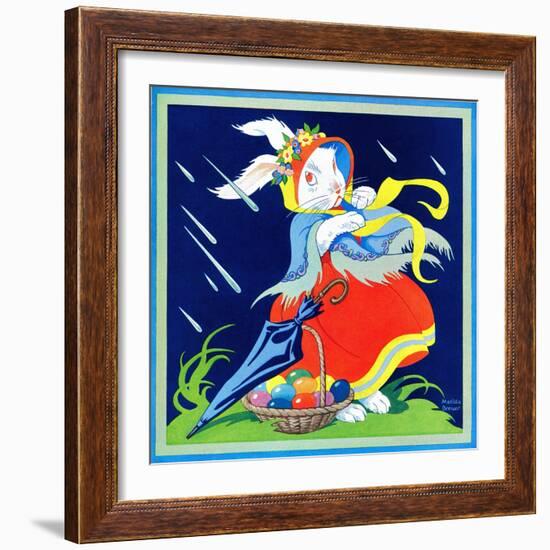 Rainy Easter Greetings - Child Life-Matilda Breuer-Framed Giclee Print