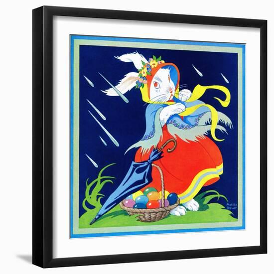 Rainy Easter Greetings - Child Life-Matilda Breuer-Framed Giclee Print