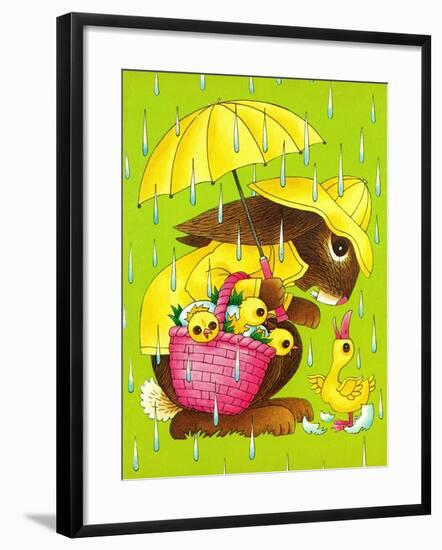 Rainy Easter - Playmate-Art Wallower-Framed Giclee Print