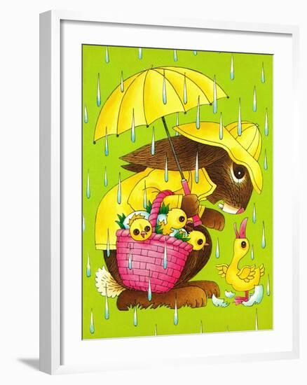 Rainy Easter - Playmate-Art Wallower-Framed Giclee Print