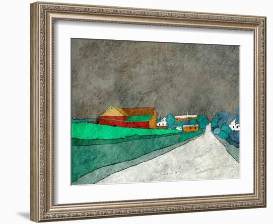 Rainy Roadtrips-Ynon Mabat-Framed Art Print