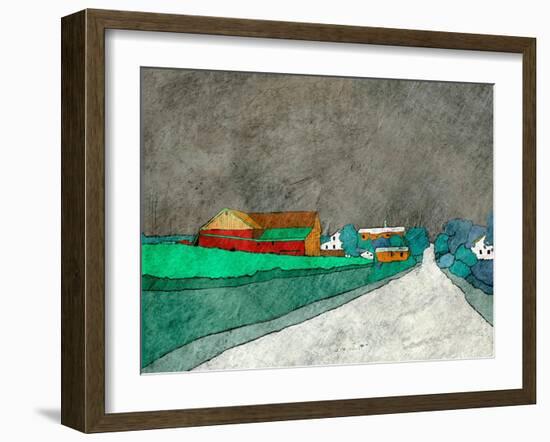 Rainy Roadtrips-Ynon Mabat-Framed Art Print