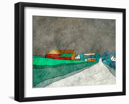 Rainy Roadtrips-Ynon Mabat-Framed Art Print