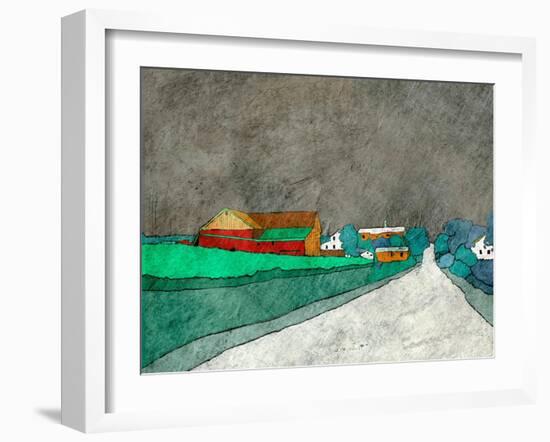 Rainy Roadtrips-Ynon Mabat-Framed Art Print