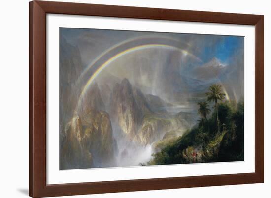 Rainy Season in the Tropics-Frederic Edwin Church-Framed Giclee Print