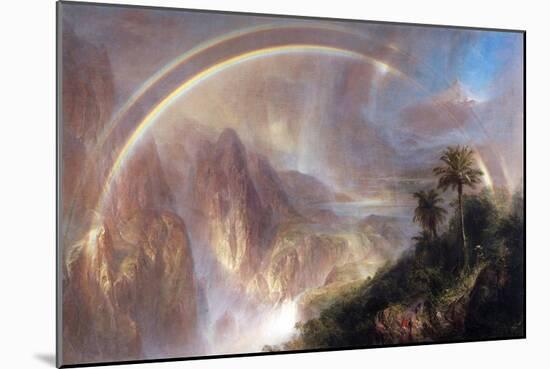 Rainy Season in the Tropics-Frederic Edwin Church-Mounted Art Print