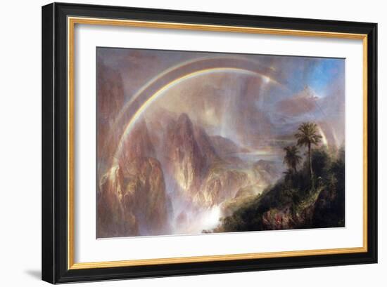 Rainy Season in the Tropics-Frederic Edwin Church-Framed Art Print