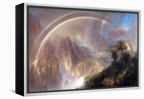 Rainy Season in the Tropics-Frederic Edwin Church-Framed Stretched Canvas