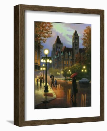 Rainy Twilight-Leo Stans-Framed Art Print