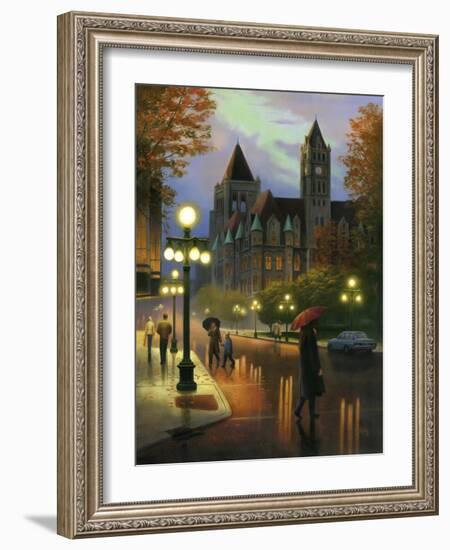 Rainy Twilight-Leo Stans-Framed Art Print