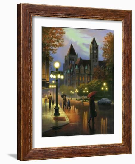 Rainy Twilight-Leo Stans-Framed Art Print