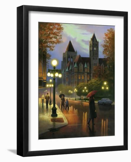 Rainy Twilight-Leo Stans-Framed Art Print