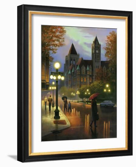 Rainy Twilight-Leo Stans-Framed Art Print