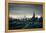 Rainy View of Manhattan from Long Island Expressway-null-Framed Stretched Canvas