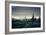 Rainy View of Manhattan from Long Island Expressway-null-Framed Photo