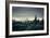 Rainy View of Manhattan from Long Island Expressway-null-Framed Photo