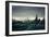 Rainy View of Manhattan from Long Island Expressway-null-Framed Photo