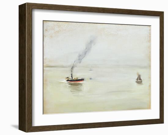 Rainy Weather on the Elbe, 1902-Max Liebermann-Framed Giclee Print