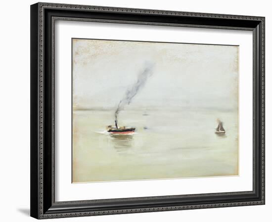 Rainy Weather on the Elbe, 1902-Max Liebermann-Framed Giclee Print