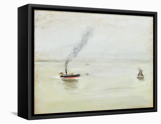 Rainy Weather on the Elbe, 1902-Max Liebermann-Framed Premier Image Canvas