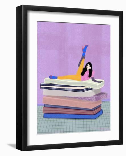 Raise Your Leg up to Your Head-Jota de jai-Framed Giclee Print