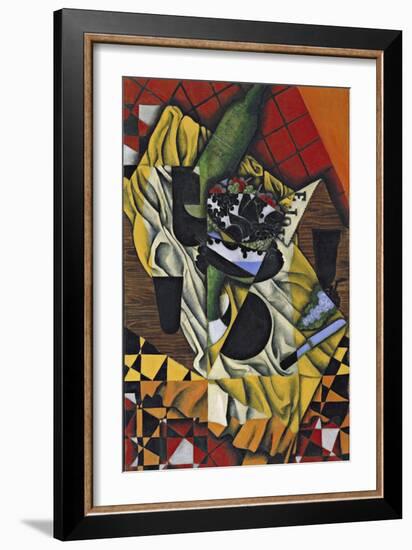 Raisin Et Vin  Peinture De Juan Gris (1887-1927) 1913 Museum of Modern Art, New York-Juan Gris-Framed Giclee Print