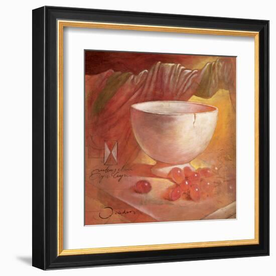 Raisin on White Bowl-Joadoor-Framed Art Print