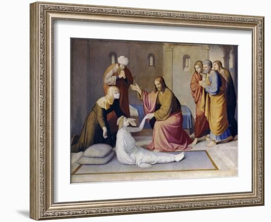 Raising of Jairus' Daughter-Friedrich Overbeck-Framed Giclee Print