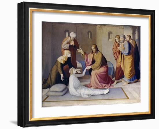 Raising of Jairus' Daughter-Friedrich Overbeck-Framed Giclee Print