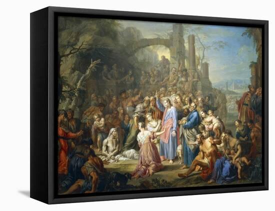 Raising of Lazarus, Circa 1750-Franz Christoph Janneck-Framed Premier Image Canvas