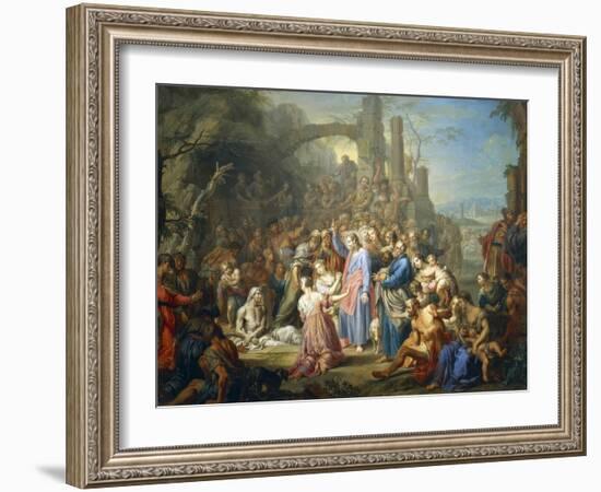 Raising of Lazarus, Circa 1750-Franz Christoph Janneck-Framed Giclee Print