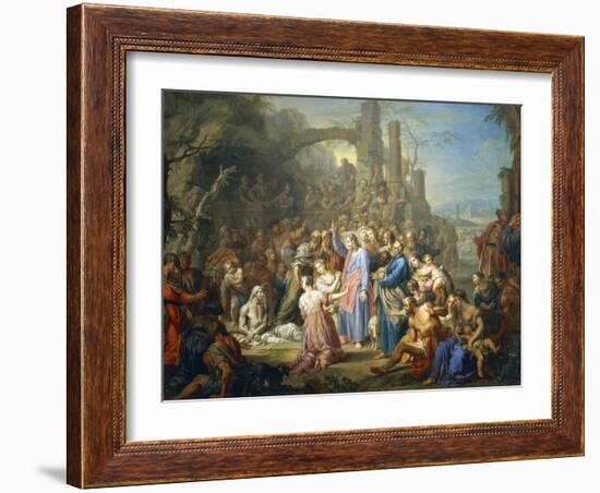 Raising of Lazarus, Circa 1750-Franz Christoph Janneck-Framed Giclee Print