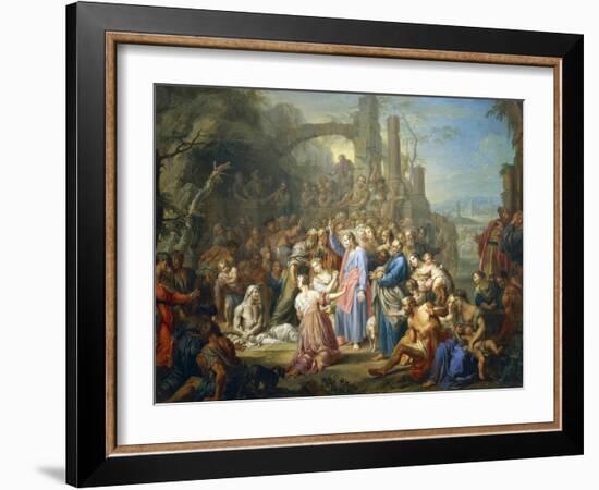 Raising of Lazarus, Circa 1750-Franz Christoph Janneck-Framed Giclee Print