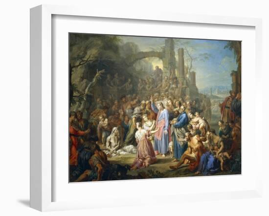 Raising of Lazarus, Circa 1750-Franz Christoph Janneck-Framed Giclee Print