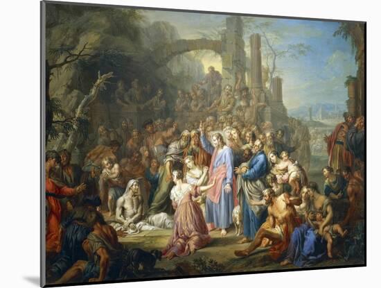 Raising of Lazarus, Circa 1750-Franz Christoph Janneck-Mounted Giclee Print