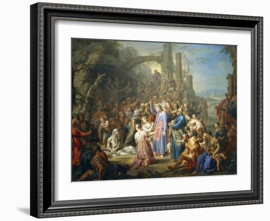 Raising of Lazarus, Circa 1750-Franz Christoph Janneck-Framed Giclee Print