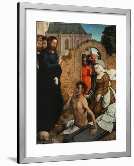 Raising of Lazarus-Juan de Flandes-Framed Giclee Print