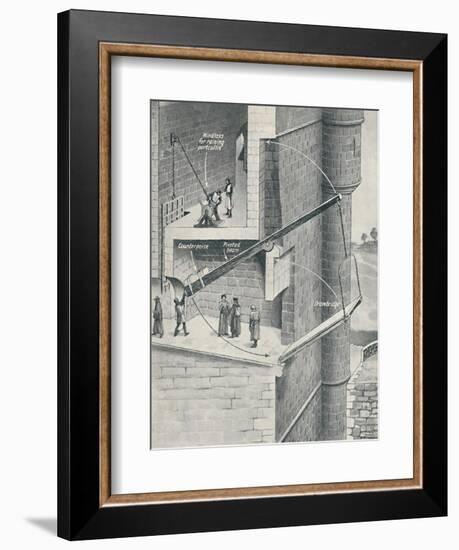 'Raising the Drawbridge of the Castle', c1934-Unknown-Framed Giclee Print