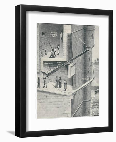 'Raising the Drawbridge of the Castle', c1934-Unknown-Framed Giclee Print