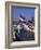 Raising the Dutch Flag by the Harbour, Volendam, Ijsselmeer, Holland-I Vanderharst-Framed Photographic Print