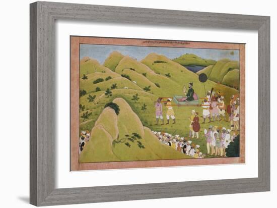 Raja Balwant Singh Hawking-null-Framed Giclee Print