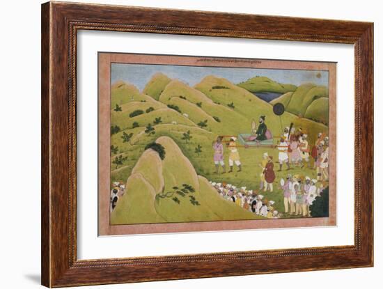 Raja Balwant Singh Hawking-null-Framed Giclee Print