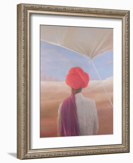 Rajasthan Farmer, 2012-Lincoln Seligman-Framed Giclee Print