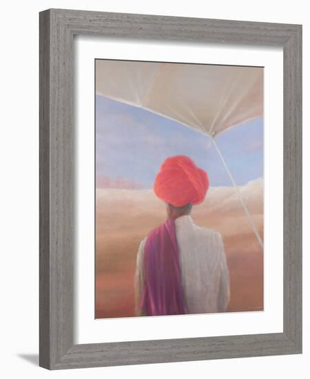 Rajasthan Farmer, 2012-Lincoln Seligman-Framed Giclee Print