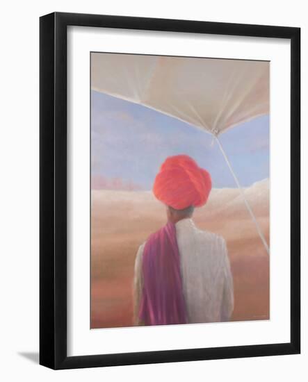 Rajasthan Farmer, 2012-Lincoln Seligman-Framed Giclee Print