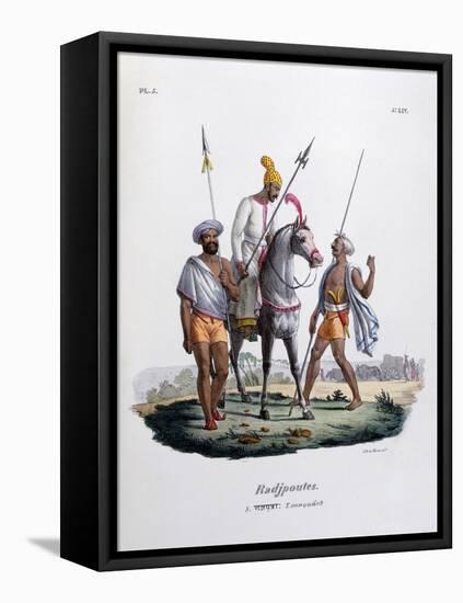 Rajputs, 1828-Marlet et Cie-Framed Premier Image Canvas