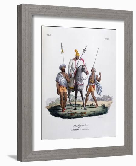 Rajputs, 1828-Marlet et Cie-Framed Giclee Print