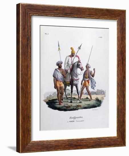 Rajputs, 1828-Marlet et Cie-Framed Giclee Print