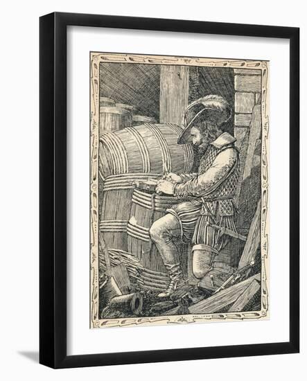 Raleigh in the Tower, 1902-Patten Wilson-Framed Giclee Print